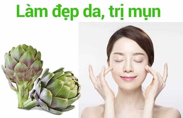 Làm đẹp da, trị mụn từ atiso